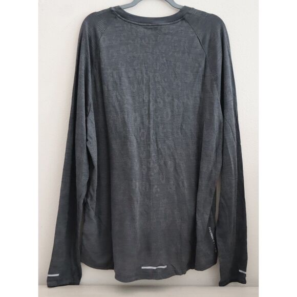 Nike Run Division FZ1125-010 Men's XL Black Therma-Fit ADV Wool Blend Shirt - Picture 2 of 10